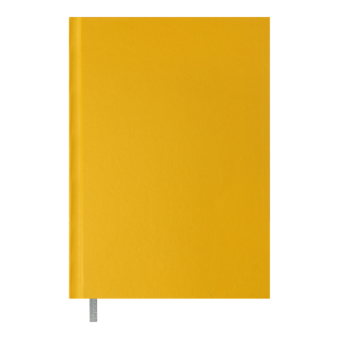 Книга записна OPTIMAL, А5, 64 арк., клітинка, жовта, бум вініл, BM.25514101-08 BUROMAX